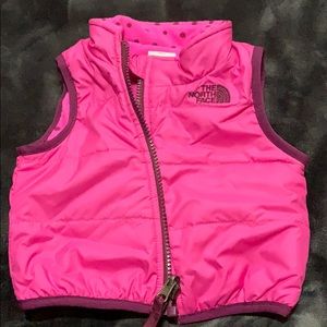 Never worn north face vest 0/3m